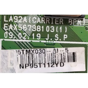 MAIN PARA TV LG / NUMERO DE PARTE EBR61473801 / EAX56738103 / 95TMX030-A1-5 / NP95T112YD / MODELO 32LH20-UA.AUSVLJM